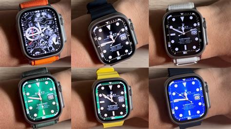 apple ultra watch faces rolex